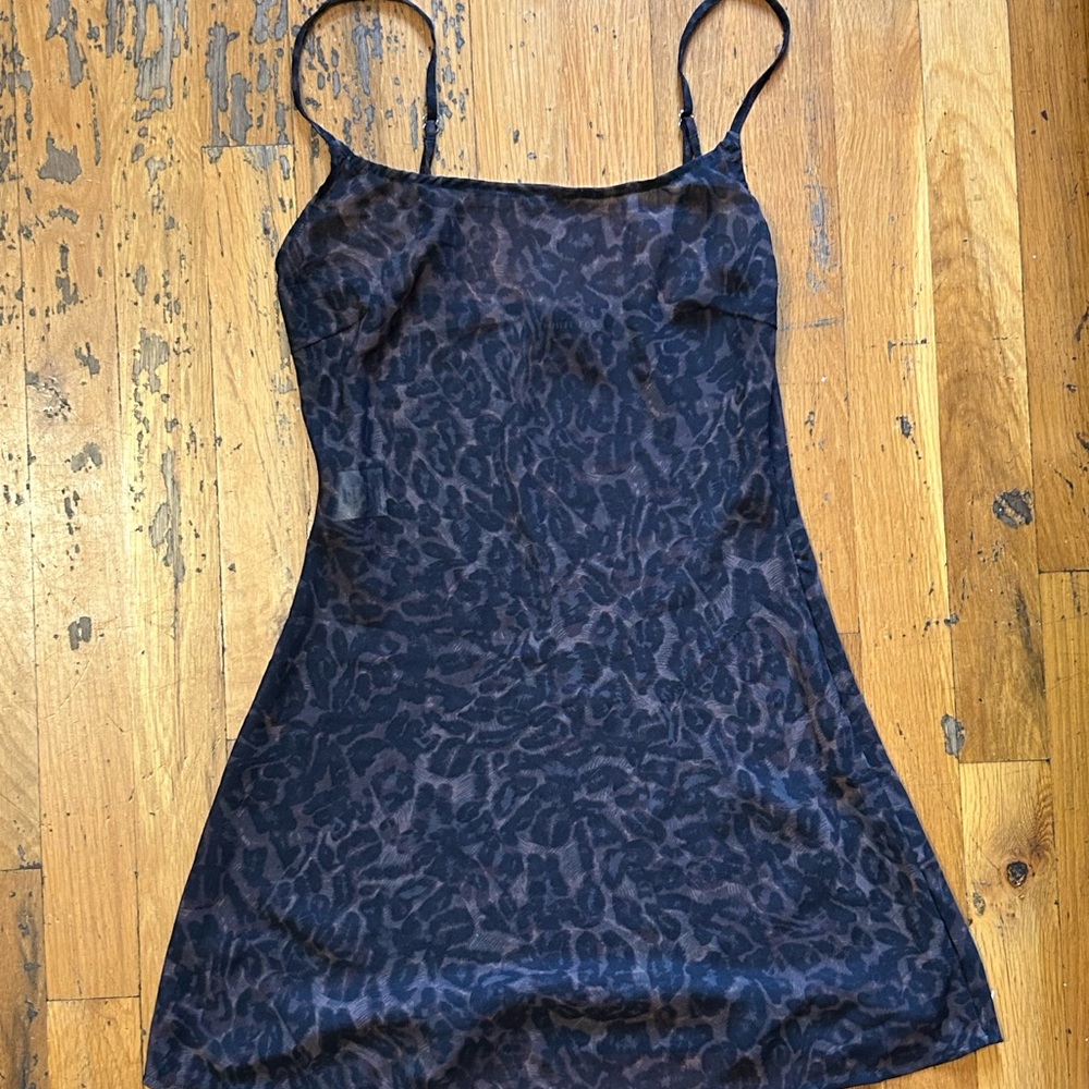 Leopard Print Mini Dress
